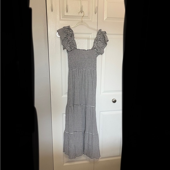 Smocked striped midi dress by promesa from vici - Picture 5 of 9